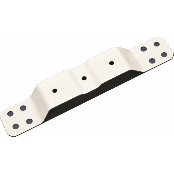 White 3x4 Downspout Pipe Cleat