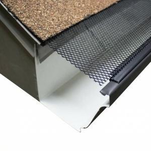 Drop In Gutter Guard Black | .024 Aluminum