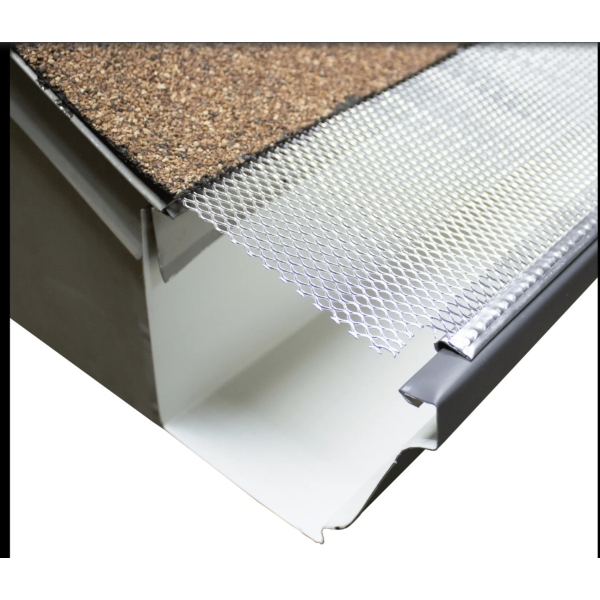 Small Hole Drop In Gutter Guard Mill Finish