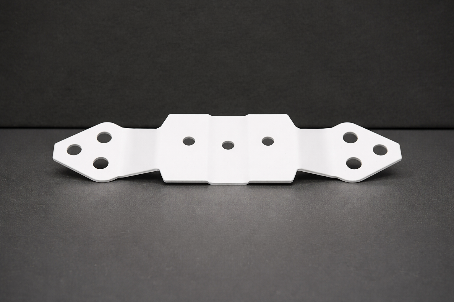 White 2x3 Downspout Pipe Cleat | Residential Downspout Bracket | 100 Per Box - Image 2