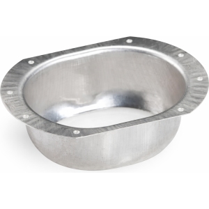 Oval Gutter Outlet for 6" Gutters