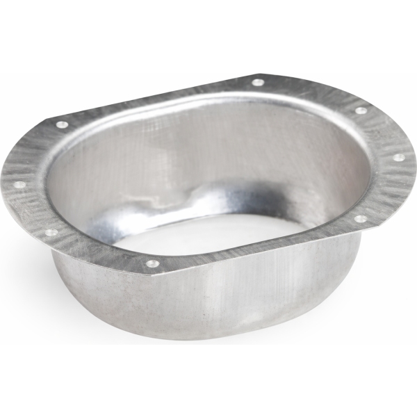 Oval Gutter Outlet for 6" Gutters