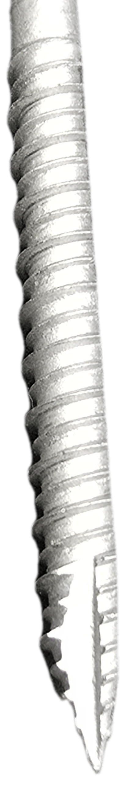 #12 x 3 1/2" Half Thread Gray Ruspert Coated Gutter Screws