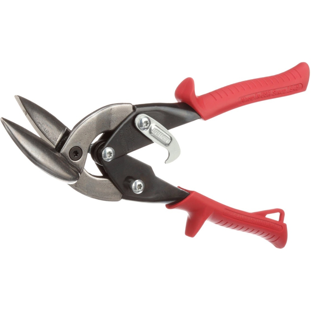 DEWALT DWHT14677 Offset Left Cut Aviation Snip – Professional-Grade Compound Action Shears For Left-Handed Cutting