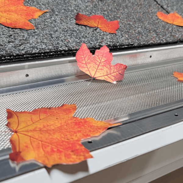 Mill Finish Hydro Flo Gutter Guard.