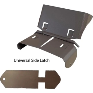Downspout Hinge | Color Matched Universal Side Latch | Powder Coated | 12 Pack